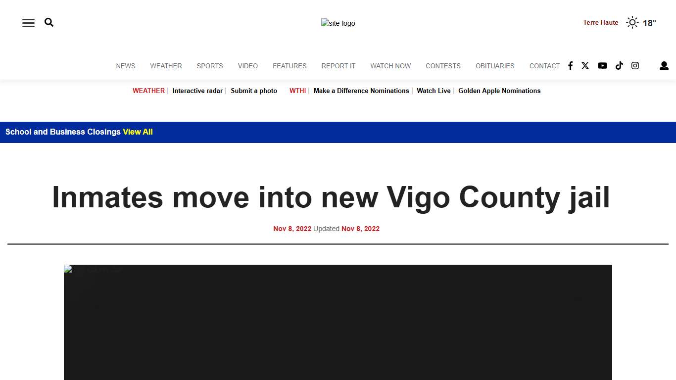 Inmates move into new Vigo County jail News wthitv.com